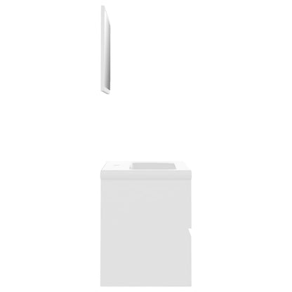 vidaXL Bathroom Furniture Set | White | Engineered wood | Medium