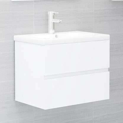 vidaXL Bathroom Furniture Set | White | Engineered wood | Medium
