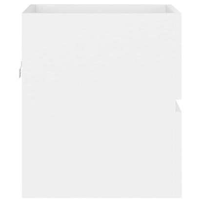 vidaXL Sink Cabinet with Built-in Basin White Engineered Wood