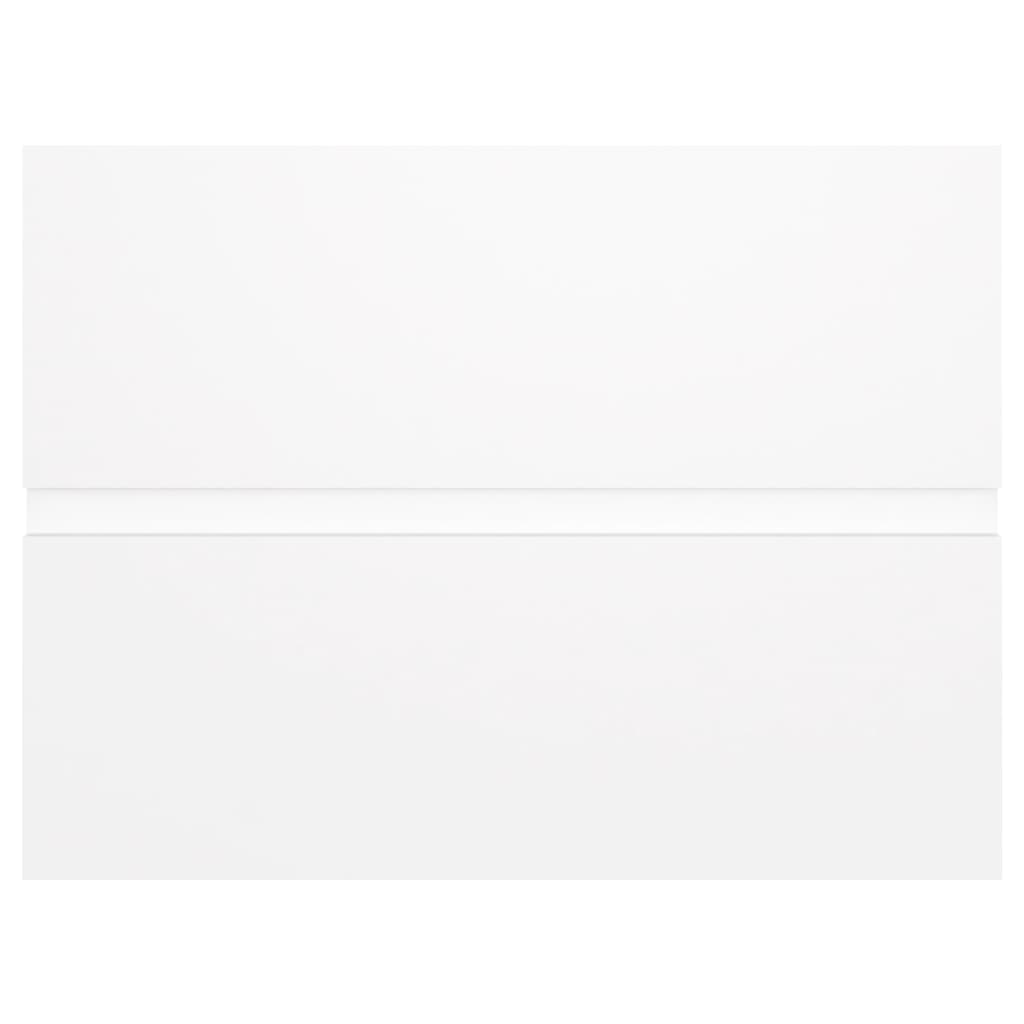 vidaXL Sink Cabinet with Built-in Basin White Engineered Wood