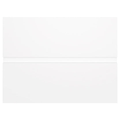 vidaXL Sink Cabinet with Built-in Basin White Engineered Wood