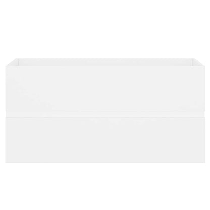 vidaXL Sink Cabinet with Built-in Basin White Engineered Wood