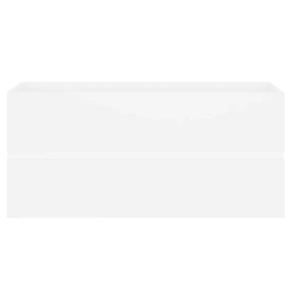 vidaXL Sink Cabinet with Built-in Basin White Engineered Wood