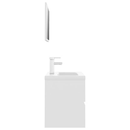 vidaXL Bathroom Furniture Set | White | Engineered Wood | Medium