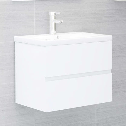 vidaXL Bathroom Furniture Set | White | Engineered Wood | Medium