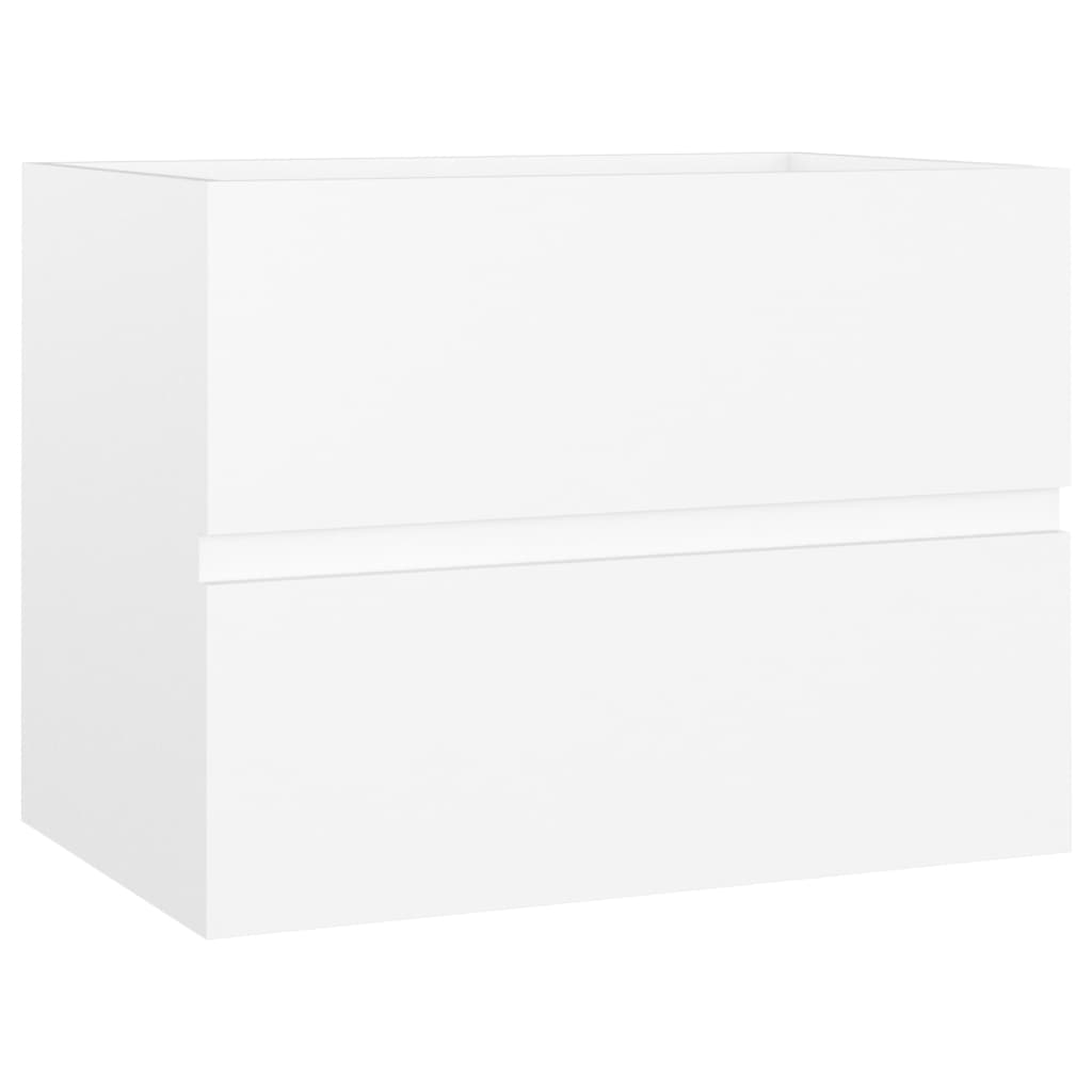 vidaXL Bathroom Furniture Set | White | Engineered Wood | Medium
