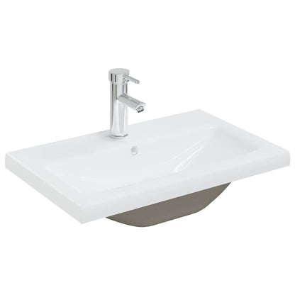 vidaXL Bathroom Furniture Set | White | Engineered Wood | Medium