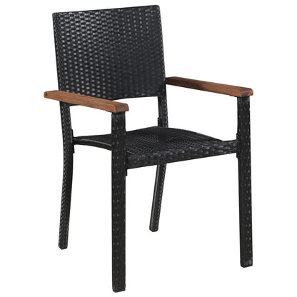 vidaXL Dining Set | Black, Brown