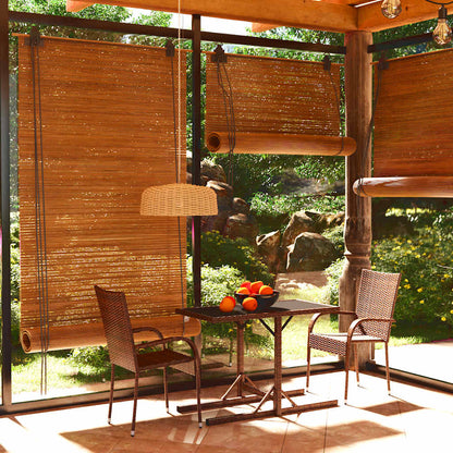 vidaXL 3 Piece Garden Dining Set Brown