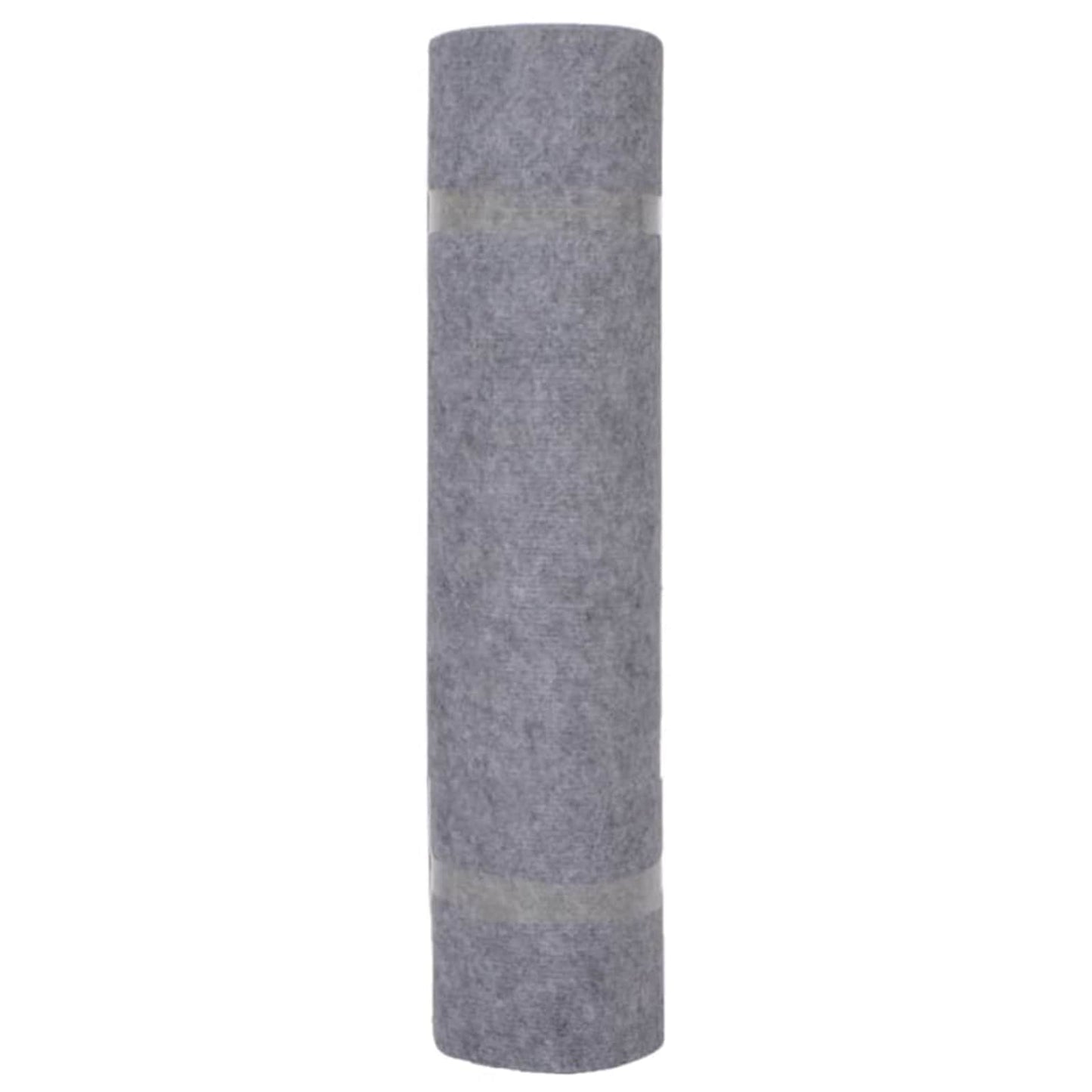 vidaXL Carpet Grey 1.2 x 10 m Polyester