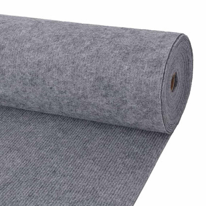 vidaXL Carpet Grey 1.2 x 15 m Polyester