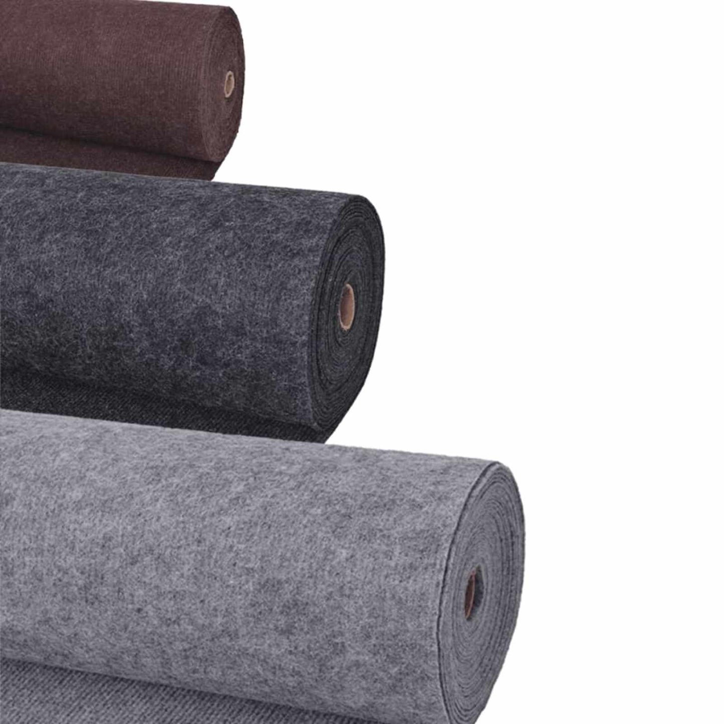 vidaXL Carpet Brown 1.2 x 15 m Polyester