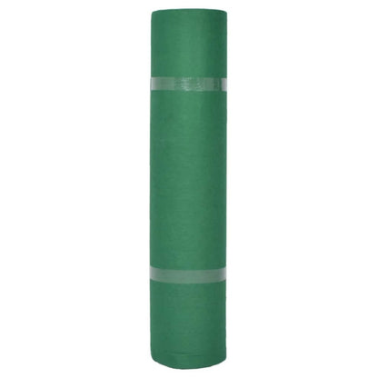 vidaXL Carpet Plain Green 1.2 x 12 m Polyester