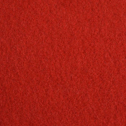 vidaXL Carpet Plain Red 1.2 x 12 m Polyester