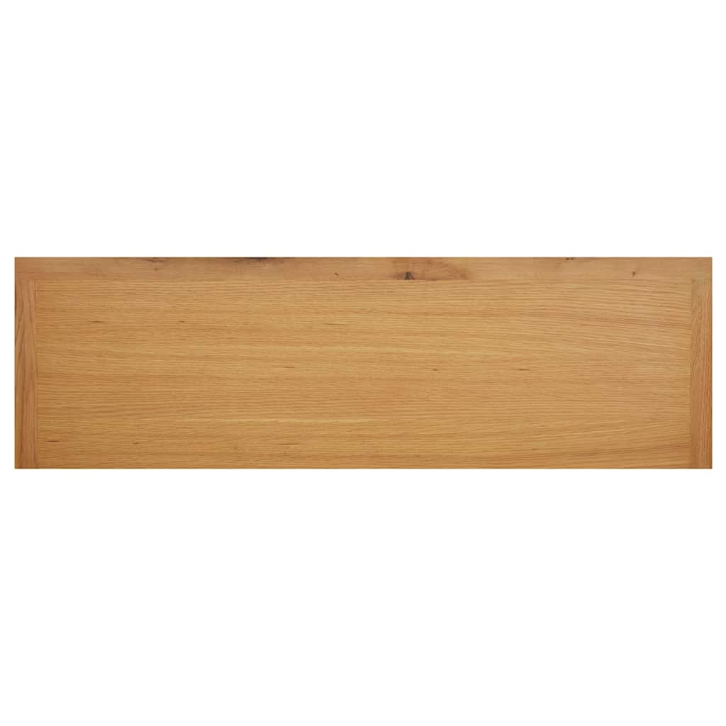 vidaXL Shoe Rack 114x37x45 cm Solid Oak Wood