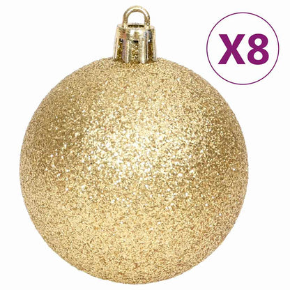 330088 vidaXL 70 Piece Christmas Bauble Set Gold and Red