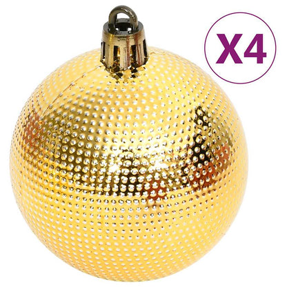 330091 vidaXL 108 Piece Christmas Bauble Set Gold and Red