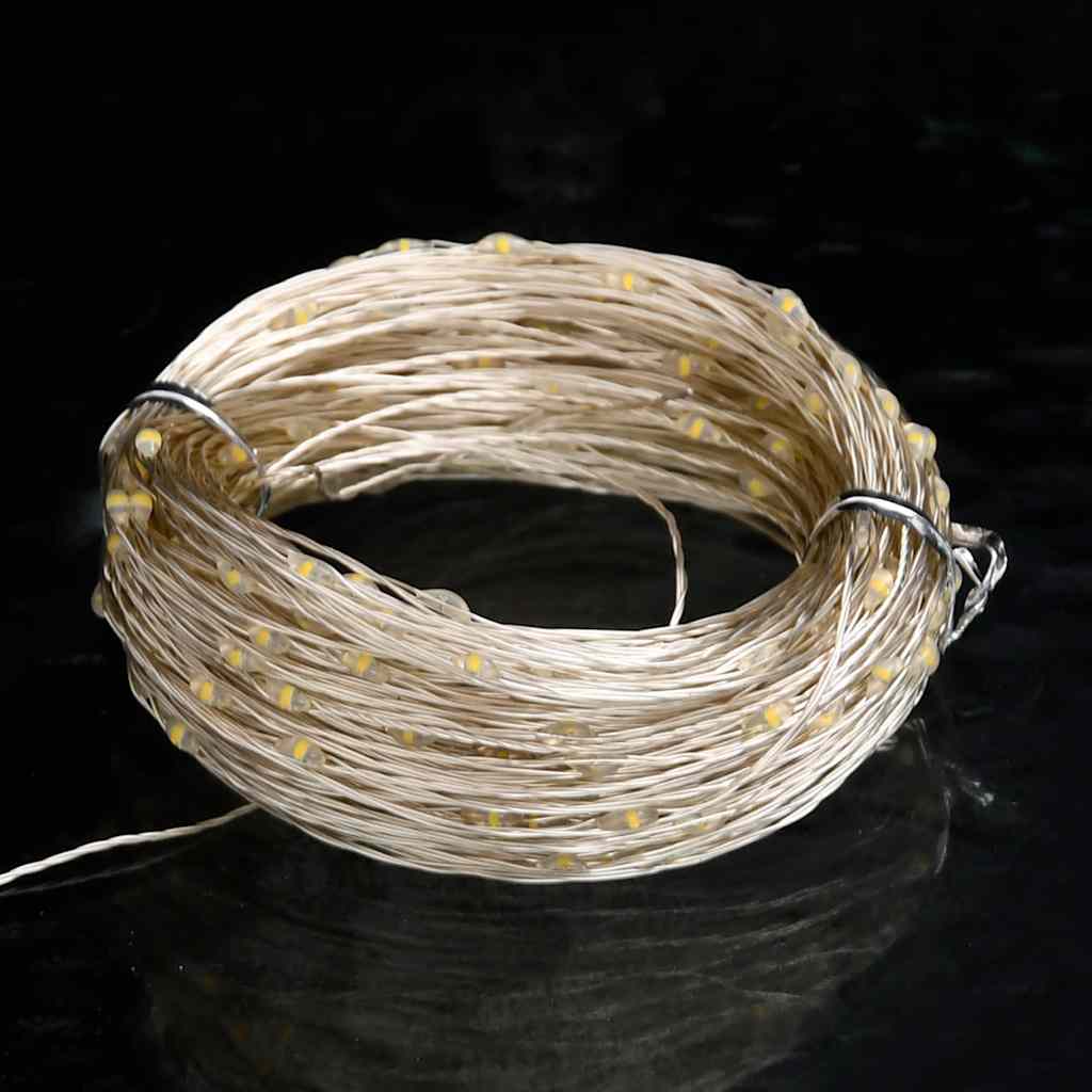 vidaXL LED String with 300 LEDs Warm White 30 m