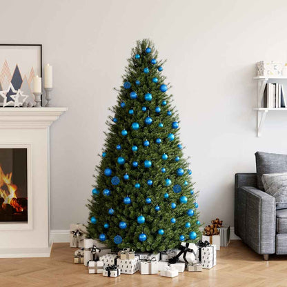 330085 vidaXL 100 Piece Christmas Ball Set Blue