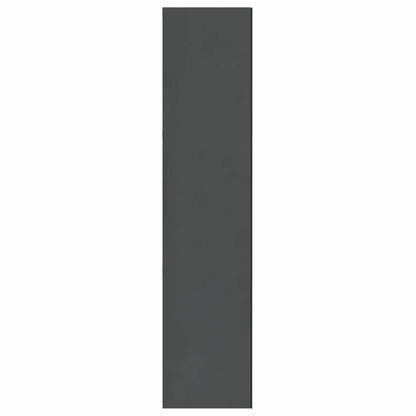 vidaXL Bathroom Mirror Cabinet 60x15x75 cm MDF Shining Grey
