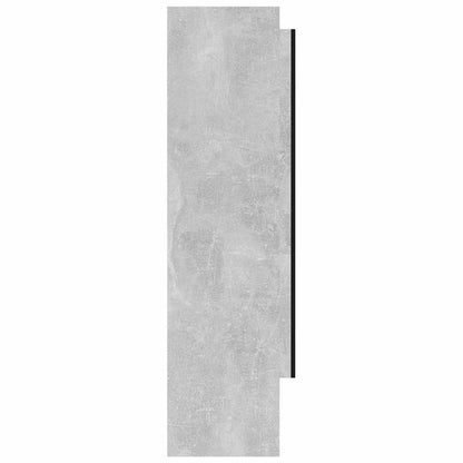 331535 vidaXL Bathroom Mirror Cabinet 80x15x60 cm MDF Concrete Grey