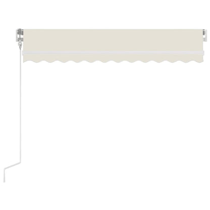 vidaXL Retractable Awning | Cream | Powder-coated aluminium | 350x250cm