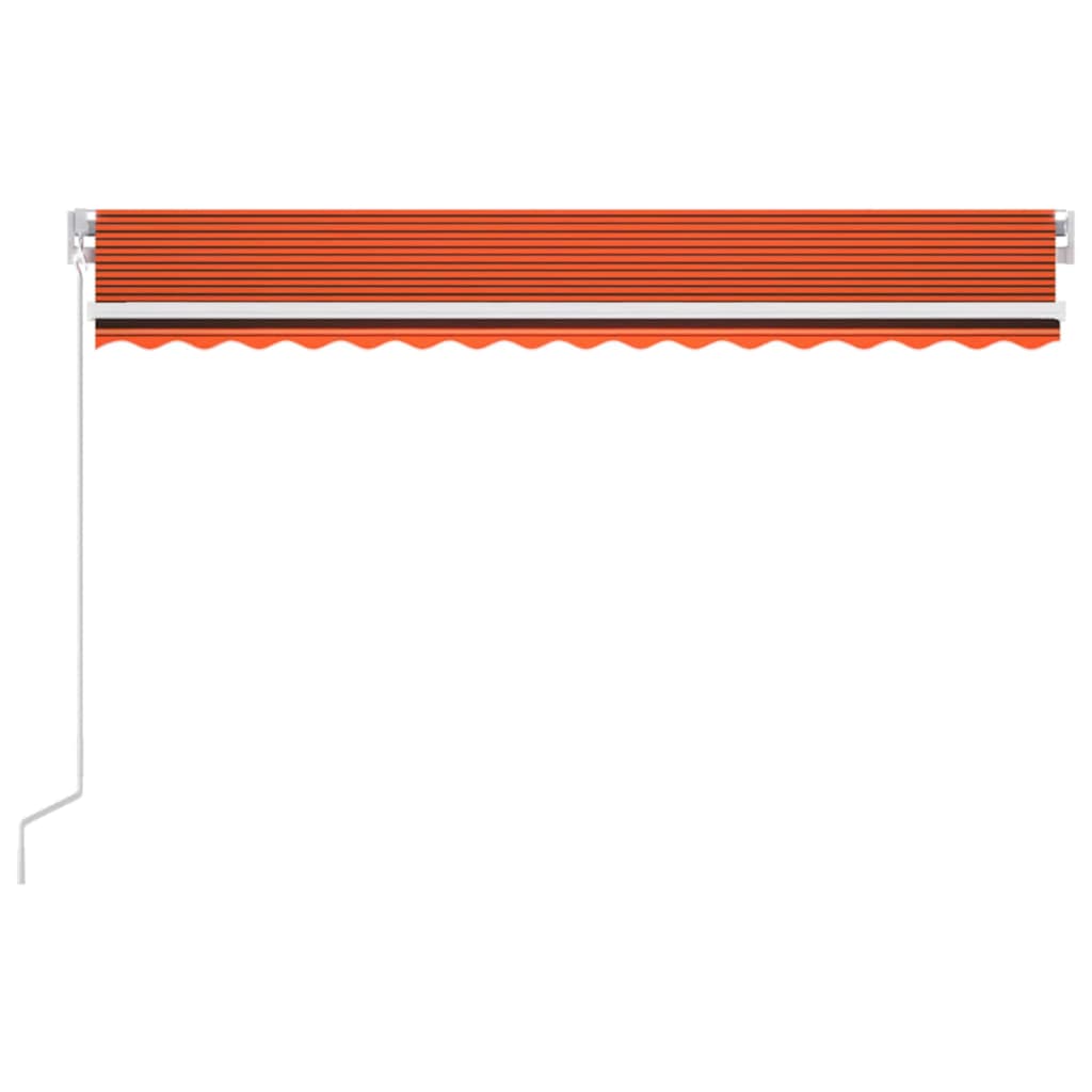 vidaXL Manual Awning with Solar LED 4 x 3 m
