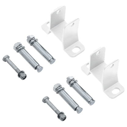 vidaXL Manual Retractable Awning with LED 500x300 cm Yellow and White