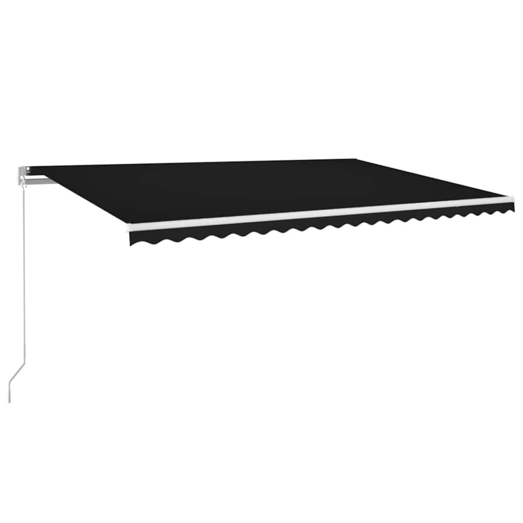 vidaXL Retractable Awning | Anthracite