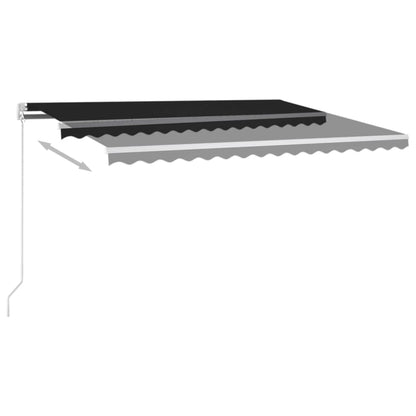 vidaXL Retractable Awning | Anthracite