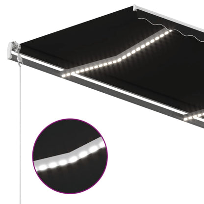 vidaXL Retractable Awning | Anthracite
