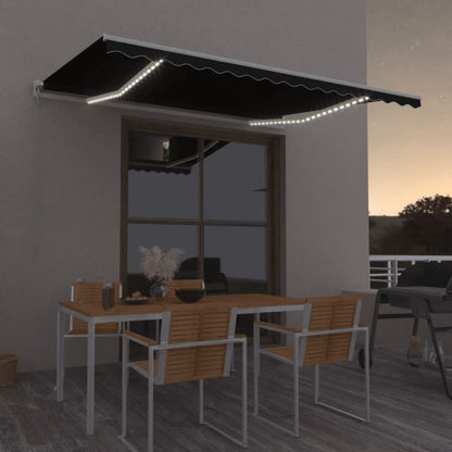 vidaXL Retractable Awning | Anthracite