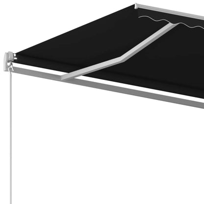 vidaXL Manual Retractable Awning 600x350 cm Anthracite