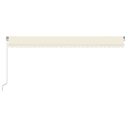 vidaXL Retractable Awning | Cream