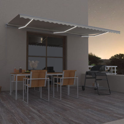 vidaXL Retractable Awning | Cream