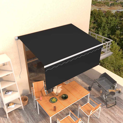 vidaXL Retractable Awning | Anthracite