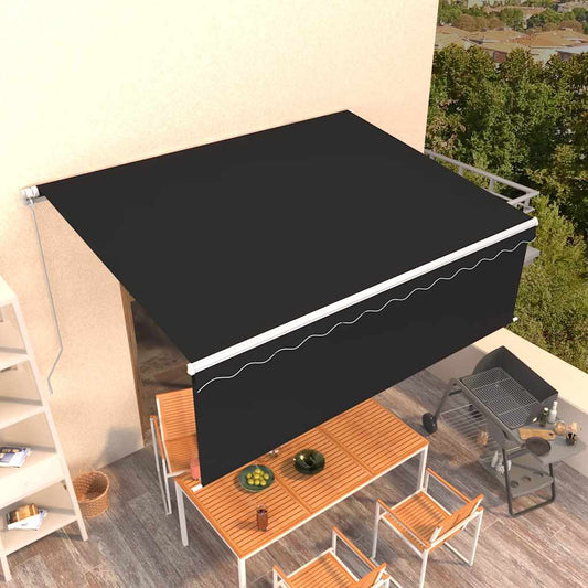 vidaXL Retractable Awning | Anthracite