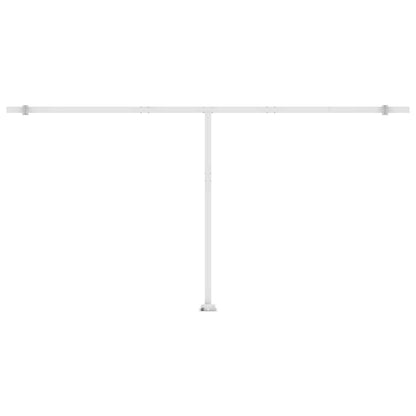 vidaXL Freestanding Manual Retractable Awning 600x300 cm Blue/White