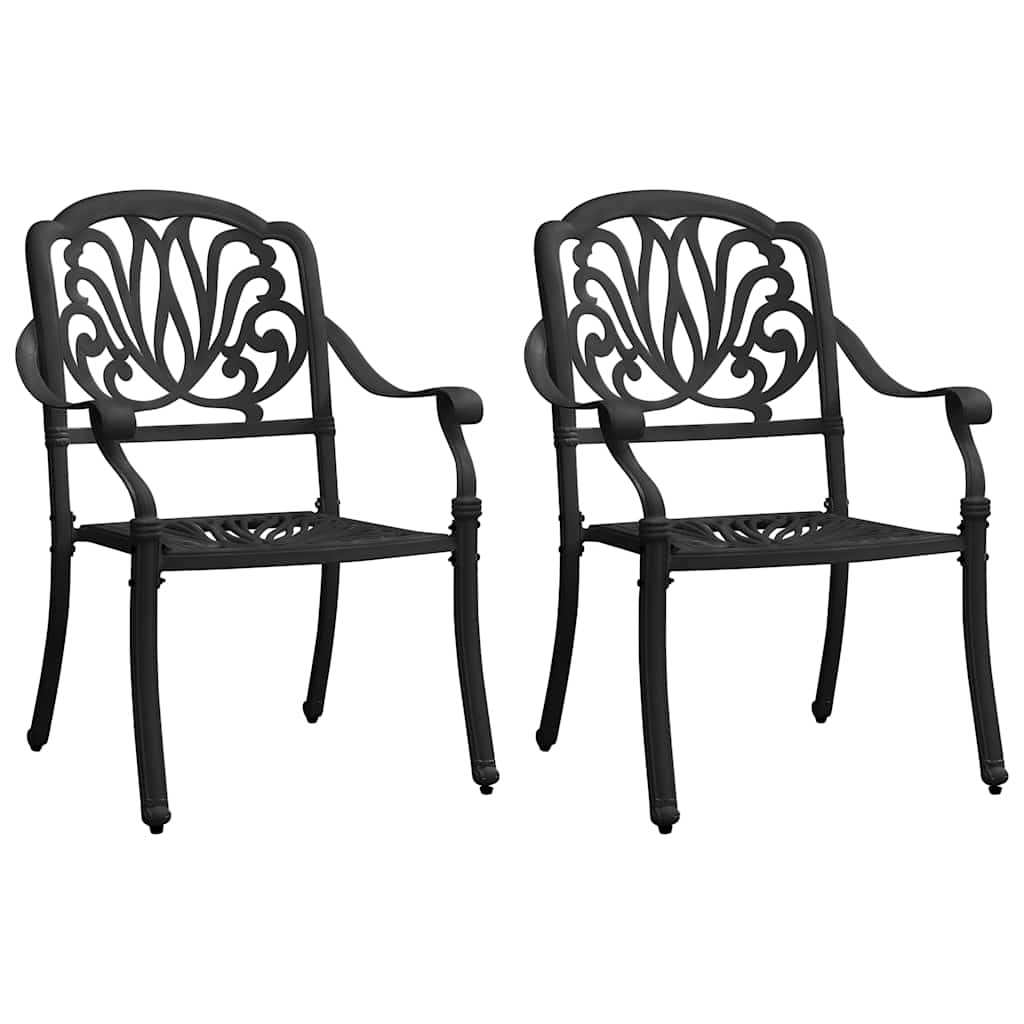 vidaXL Bistro Set | Black | Cast aluminium | Standard |  Durable  | Bistro Set