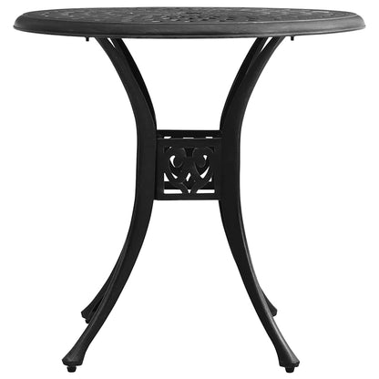 vidaXL Bistro Set | Black | Cast Aluminium | Medium | Durable | Bistro Set