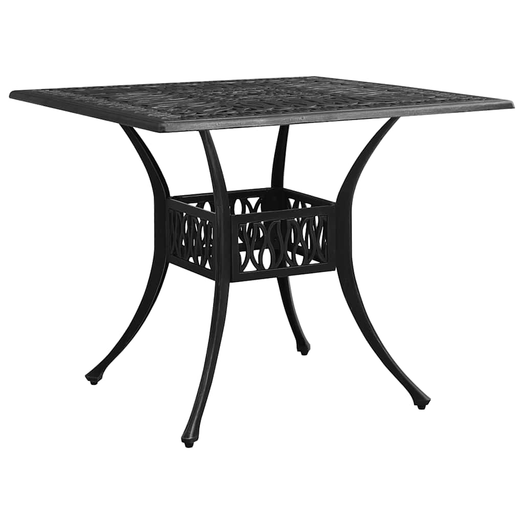 vidaXL Bistro Set | Black | Cast Aluminium | Large | Durable | Bistro Set
