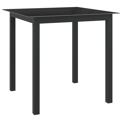 vidaXL 5 Piece Garden Dining Set Aluminium Anthracite