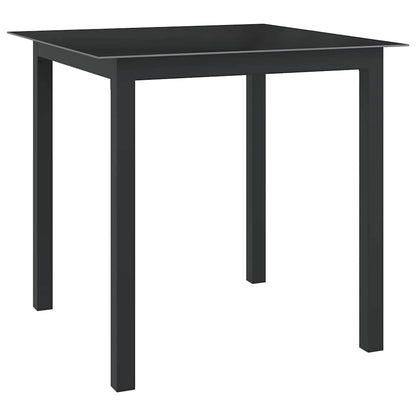 vidaXL 5 Piece Garden Dining Set Aluminium Anthracite