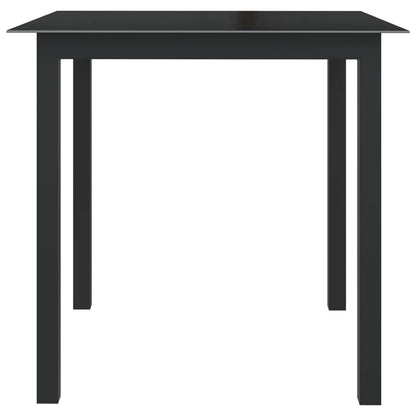 vidaXL 5 Piece Garden Dining Set Aluminium Anthracite