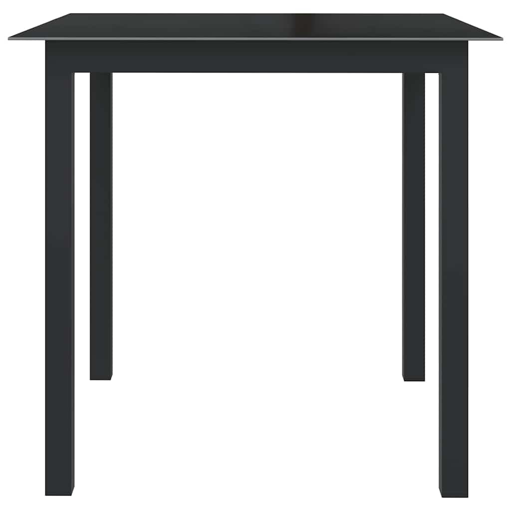 vidaXL 5 Piece Garden Dining Set Aluminium Anthracite
