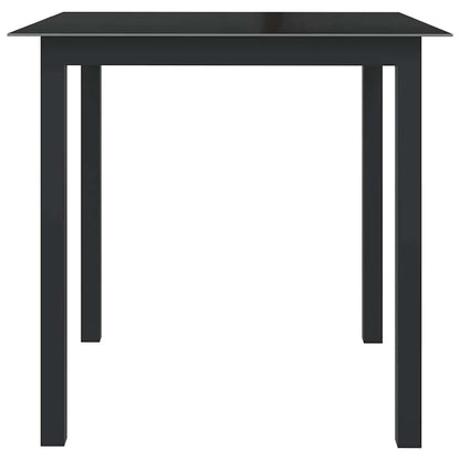 vidaXL 5 Piece Garden Dining Set Aluminium Anthracite