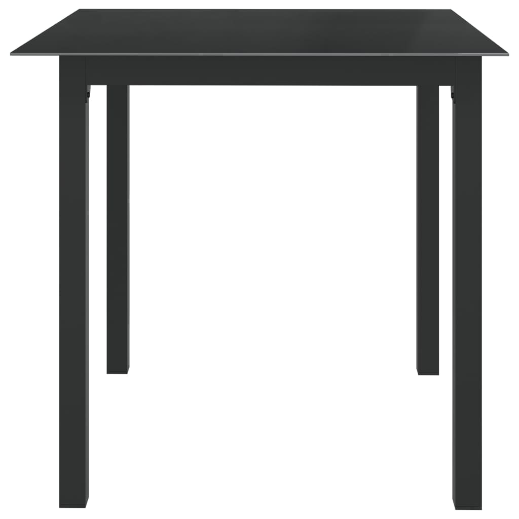 vidaXL 5 Piece Garden Dining Set Aluminium Anthracite