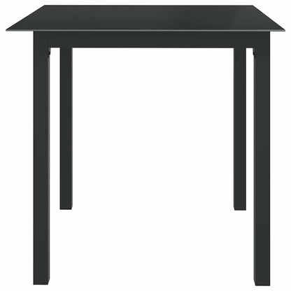 vidaXL 5 Piece Garden Dining Set Aluminium Anthracite