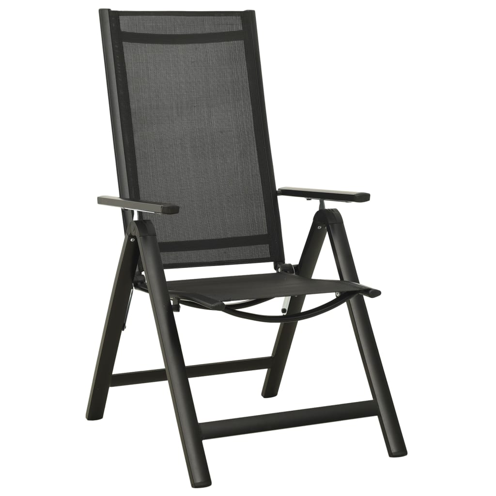 vidaXL 5 Piece Garden Dining Set Aluminium Anthracite