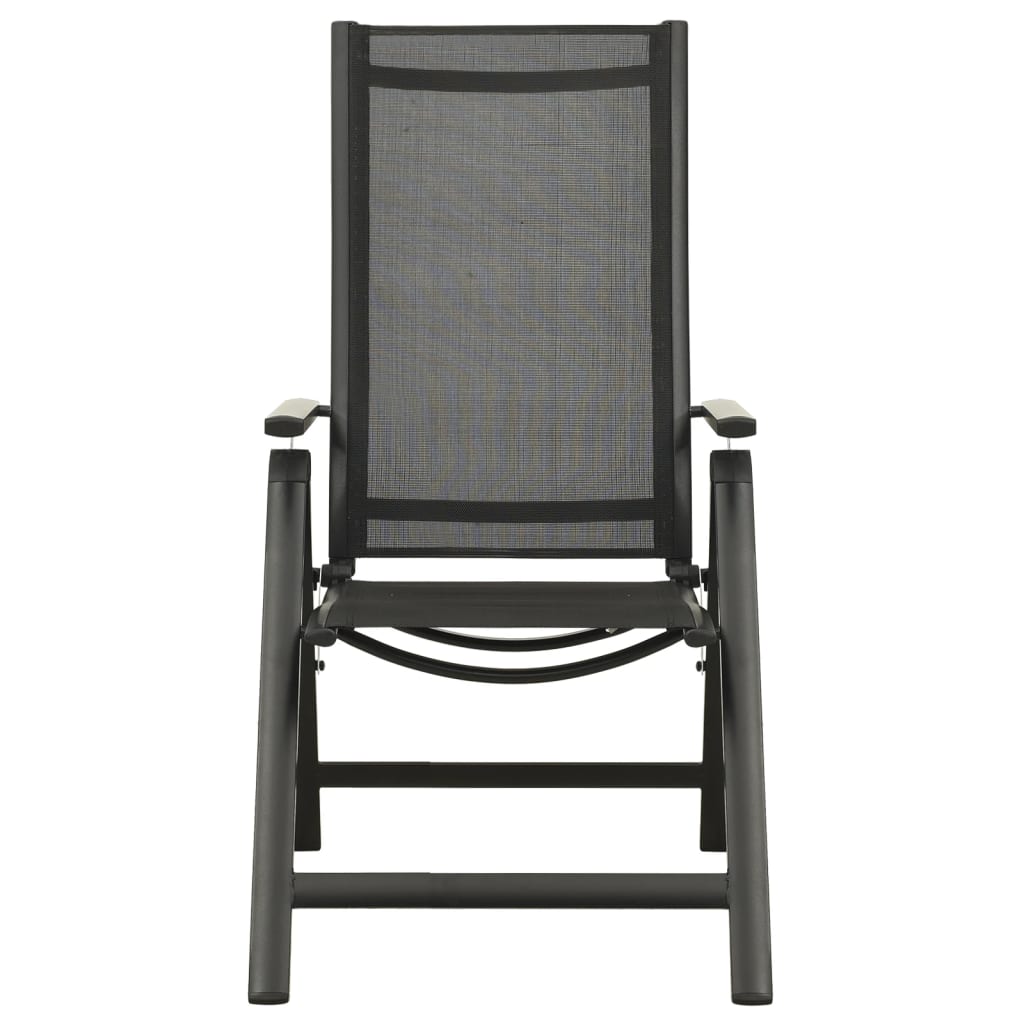 vidaXL 5 Piece Garden Dining Set Aluminium Anthracite